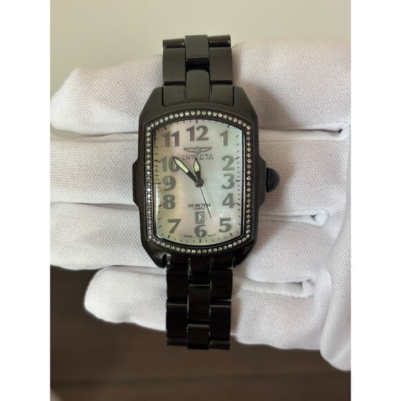 Limited Edition Black INVICTA Wild Flower Diamond Women Watch 4705 - Picture 5 of 6